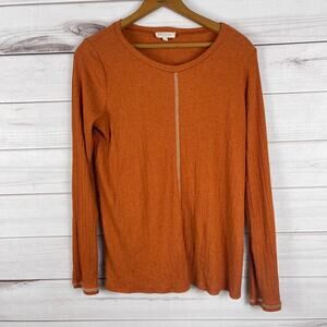 Roolee Burnt Orange Long Sleeve Top XL
